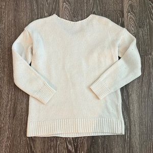 Loft White Sweater